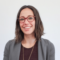 Person with shoulder-length dark hair