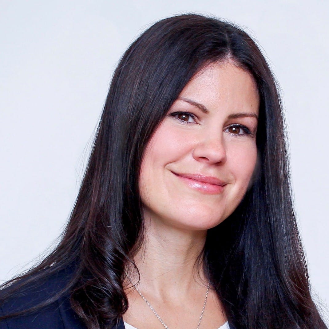 Person with long dark hair