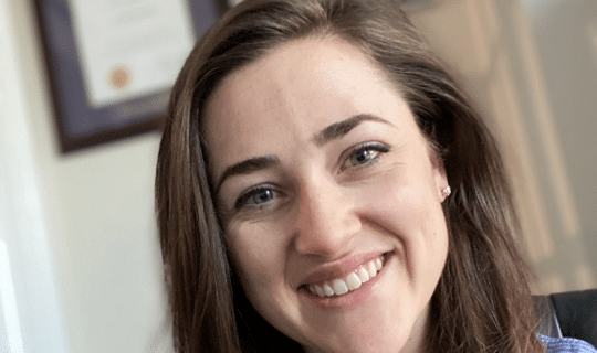 Person with long brown hair.