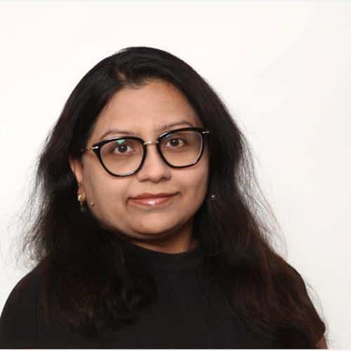 Person with long dark hair