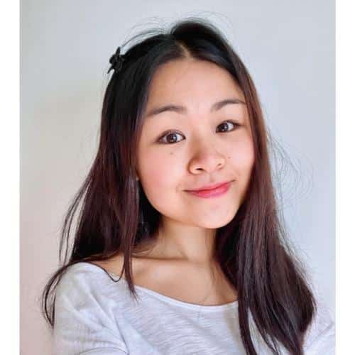 Person with long, dark hair